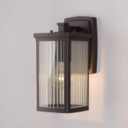 Настенный уличный светильник Lame D кофе IP33