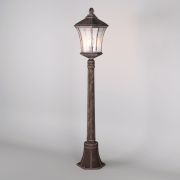 Уличный светильник на столбе Virgo F капучино IP44