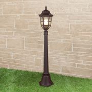 Уличный светильник на столбе Dorado F кофейное золото IP44