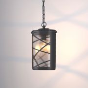 Уличный подвесной светильник Premier H черный IP44