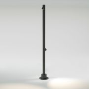 Светильник садово-парковый светодиодный поворотный Rone черный