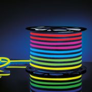 Светодиодный гибкий неон 220 В 12 Вт/м 80 Led/м 5050 IP67, односторонний RGB, 50 м