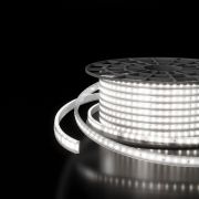 Светодиодная лента двухрядная Premium 220 В 18 Вт/м 180 Led/м 2835 IP65, холодный белый 6500K, 50 м