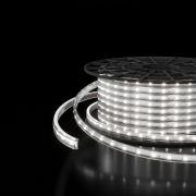 Светодиодная лента 220 В 8 Вт/м 60 Led/м 2835 IP65, холодный белый 6500K, 50 м