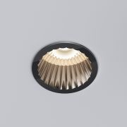 Светильник встраиваемый светодиодный Arco 12W 3000K черный жемчуг IP44