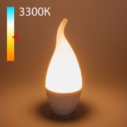 Светодиодная лампа «Свеча на ветру» CA37 6W 3300K E14