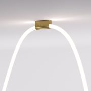 Накладные крепления для круглого гибкого неона Full light латунь