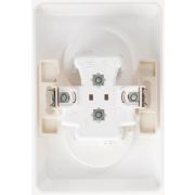 Розетка 2-м СП Этюд 16А IP20 250В без заземл. без защ. шторок бел. SE PC16-005B