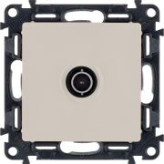 Розетка телевизионная TV 1-м Valena Life 0-2400МГц с топологией «звезда» с лицев. панелью механизм сл. кость Leg 753551