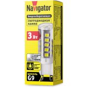 Лампа светодиодная 71 994 NLL-P-G9-3-230-4K 3Вт 4000К нейтр. бел. G9 280лм 220-240В Navigator 71994