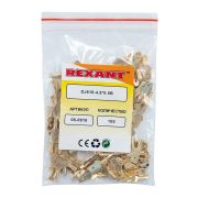 Клемма плоская (штекер-4.8мм) 1-1.5кв.мм (DJ616-4.8х0.5B) Rexant 08-0910