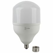 Лампа светодиодная высокомощная STD LED POWER T140-65W-6500-E27/E40 65Вт T140 колокол 6500К холод. бел. E27/E40 (переходник в компл.) Эра Б0027924