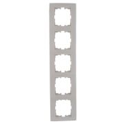 Рамка 5-м Karina горизонт. крем. LEZARD 707-0300-150