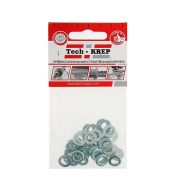 Шайба плоская М6 DIN 125А цинк. (пакет) (уп.40шт) Tech-Krep/Zitar 103044