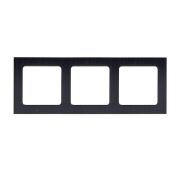 Рамка 3-м Стокгольм металл. черн. PROxima EKF EZM-G-304-10