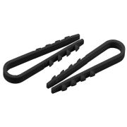 Дюбель-хомут для круглого кабеля 5-10мм черн. (уп.100шт) ЭРА Б0045084