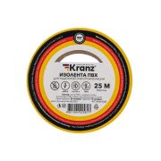 Изолента ПВХ 0.13х19мм 25м желт. Kranz KR-09-2202