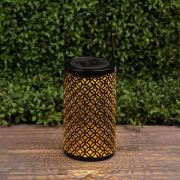 Светильник садовый ERASF22-44 «Орнамент» 19см уличный на солнечн. батареях Эра Б0053446