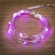 Гирлянда светодиодная «Роса» 2м 20LED роз. 2Вт 4.5В IP20 провод прозр. Neon-Night 303-007