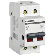Выключатель нагрузки (мини-рубильник) 2п 40А ВН-32 GENERICA MNV15-2-040